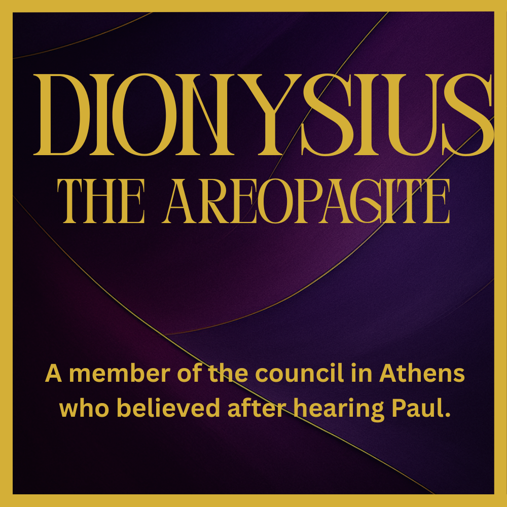 Dionysius the Areopagite – Who's Who In The Bible